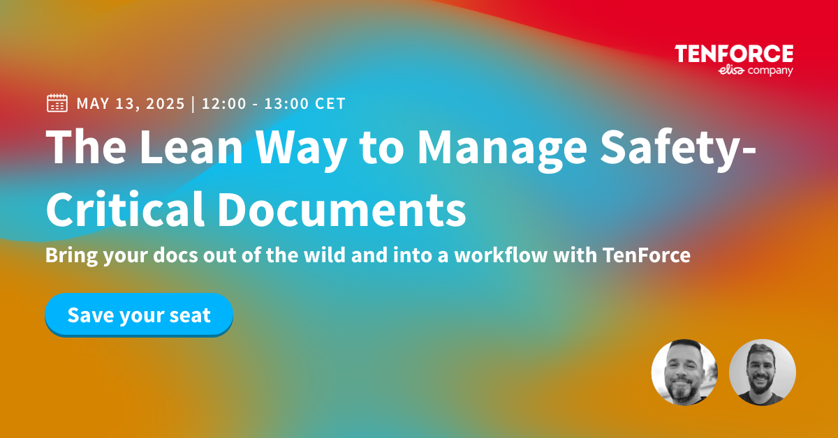 Document Control Webinar | TENFORCE