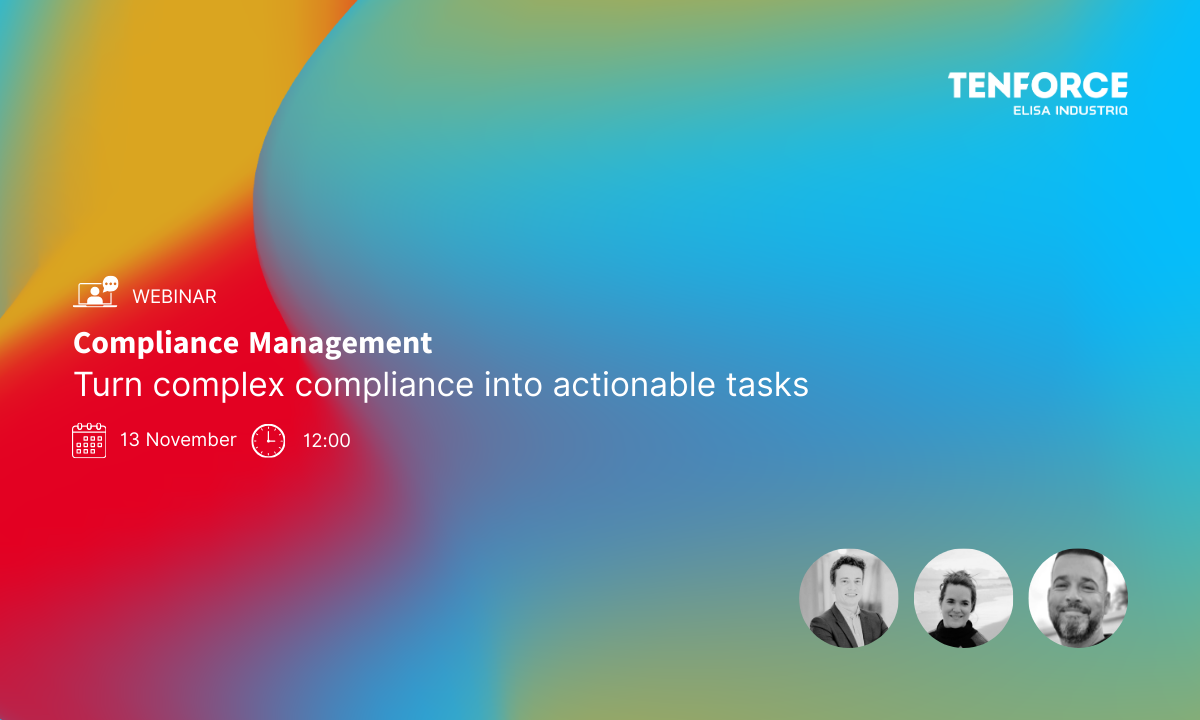 Turn complex compliance into actionable tasks | TenForce